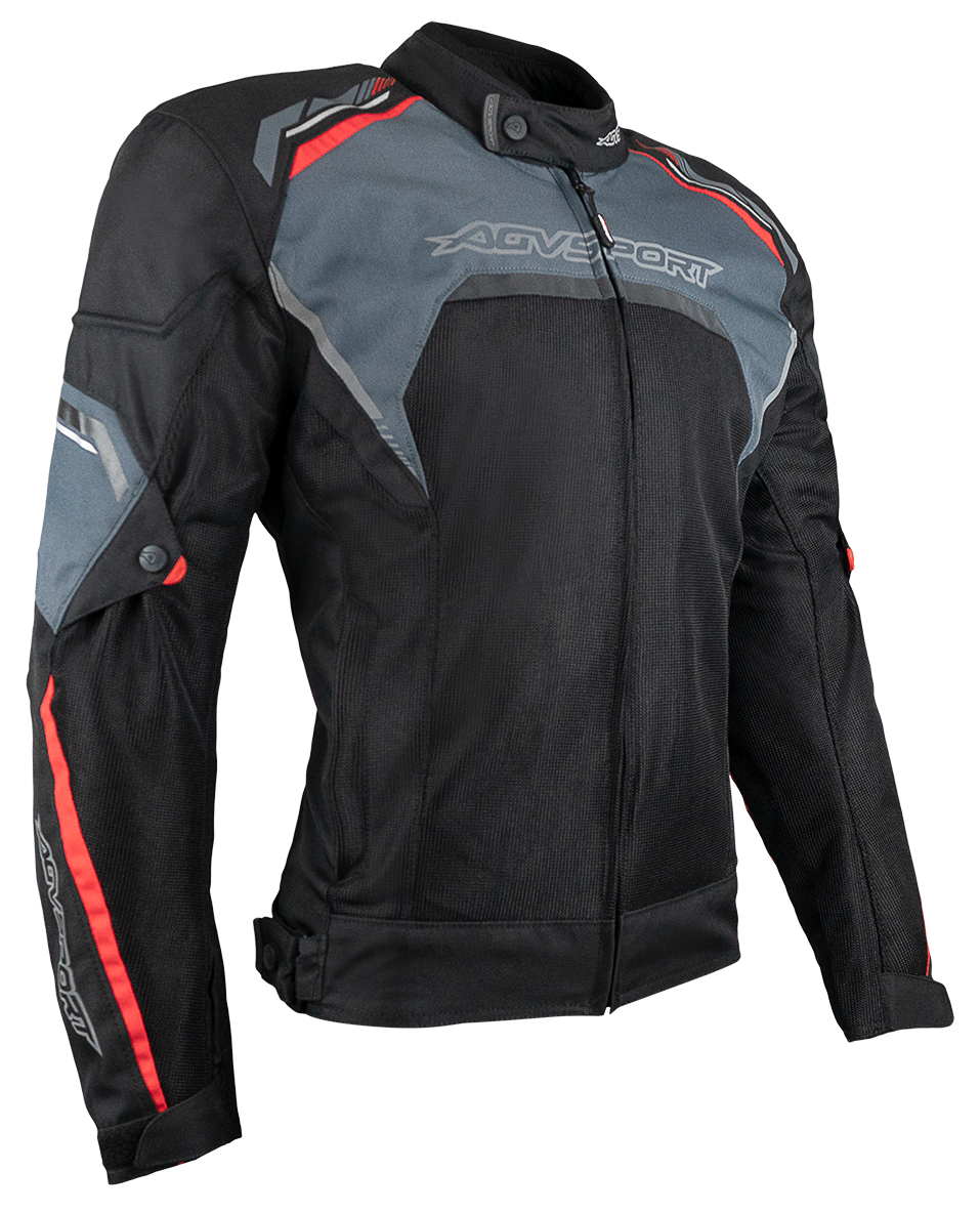 IXS Evo Air Size 5XL Men's Motorcycle Jacket Summer Mesh Jacket  Grey-Black