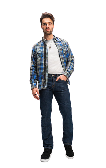 8000 Relaxed Fit Jean Style with Protection AGVSPORT