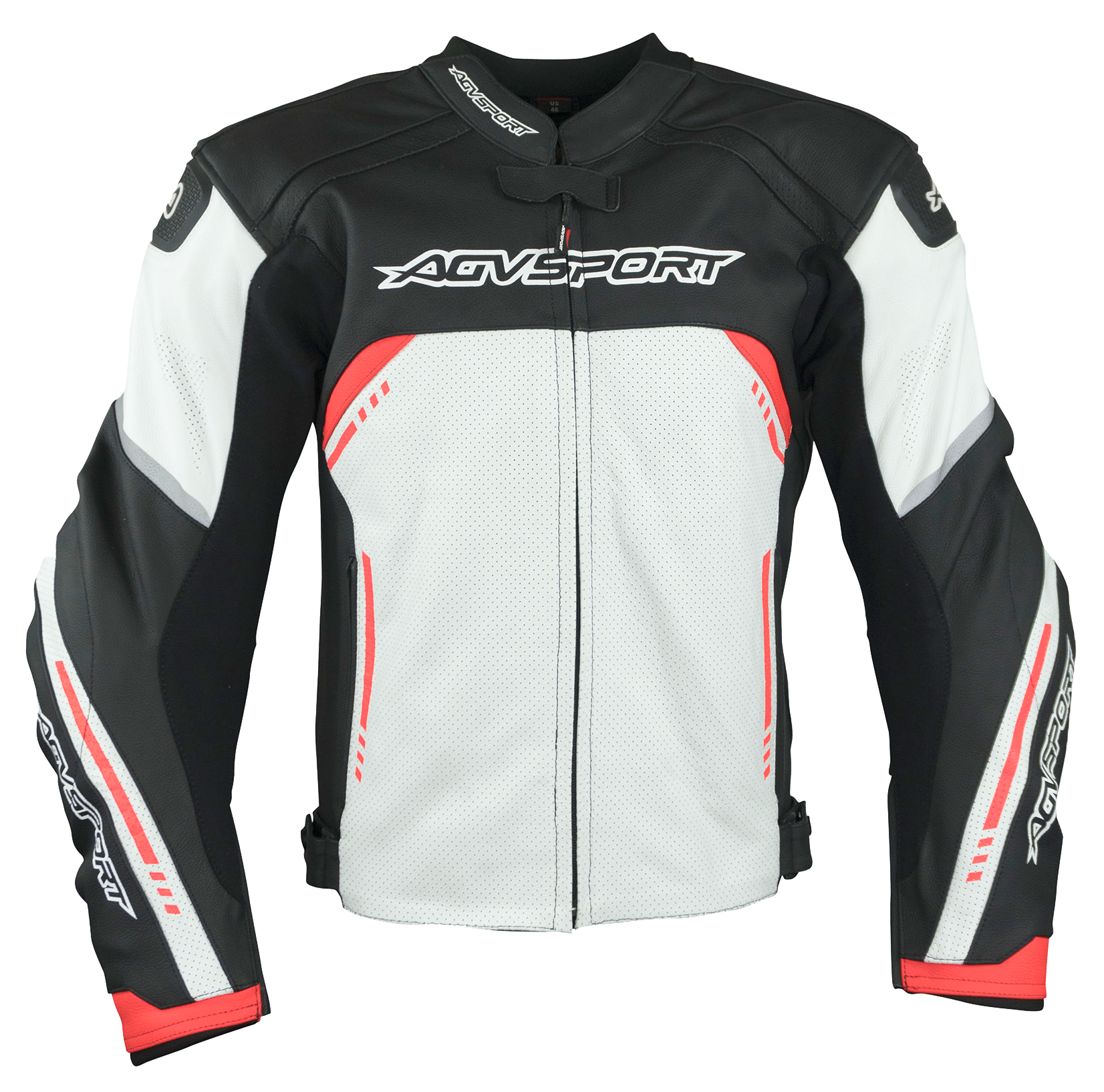 white-fluoro-red-black