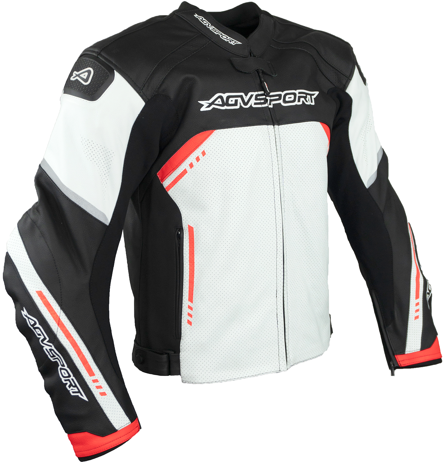 white-fluoro-red-black