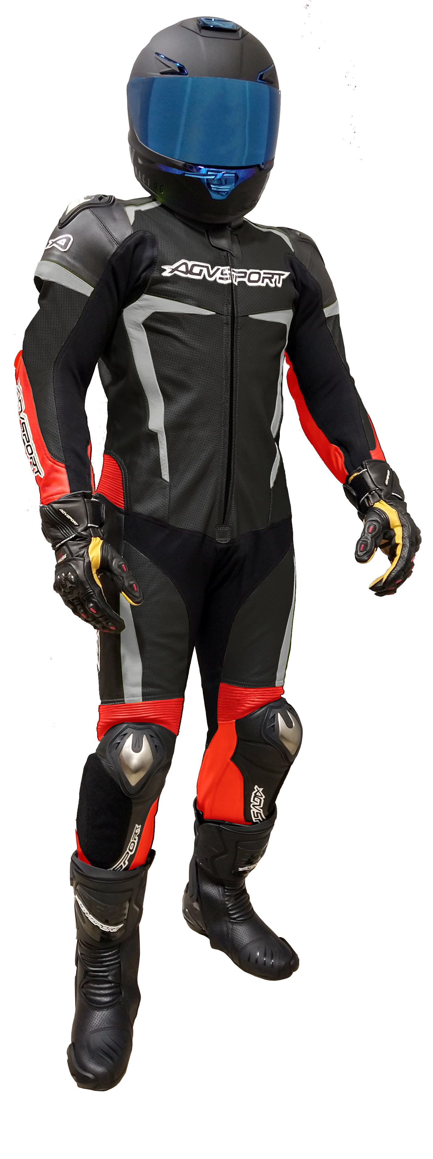 black-red-grey