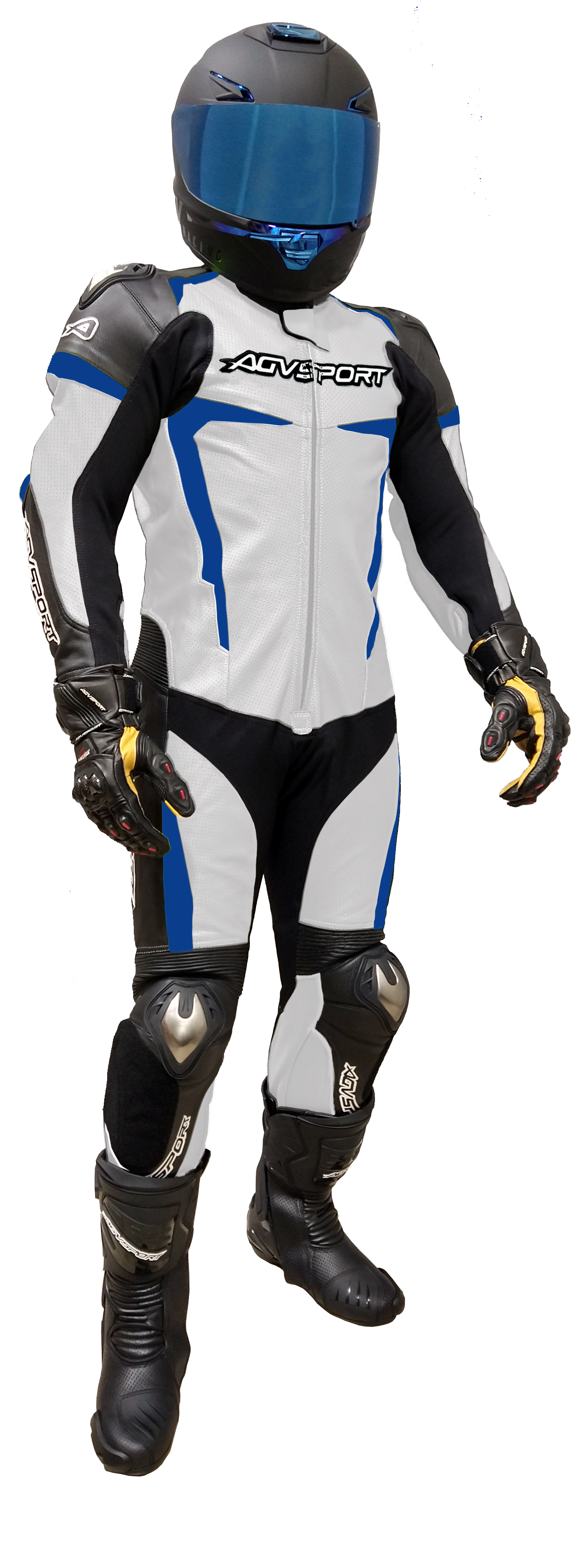white-blue-black