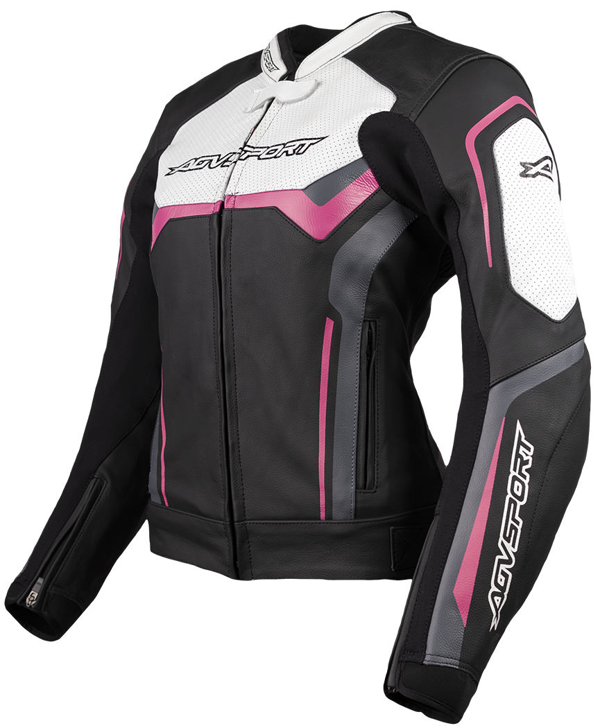 black-fushia-white