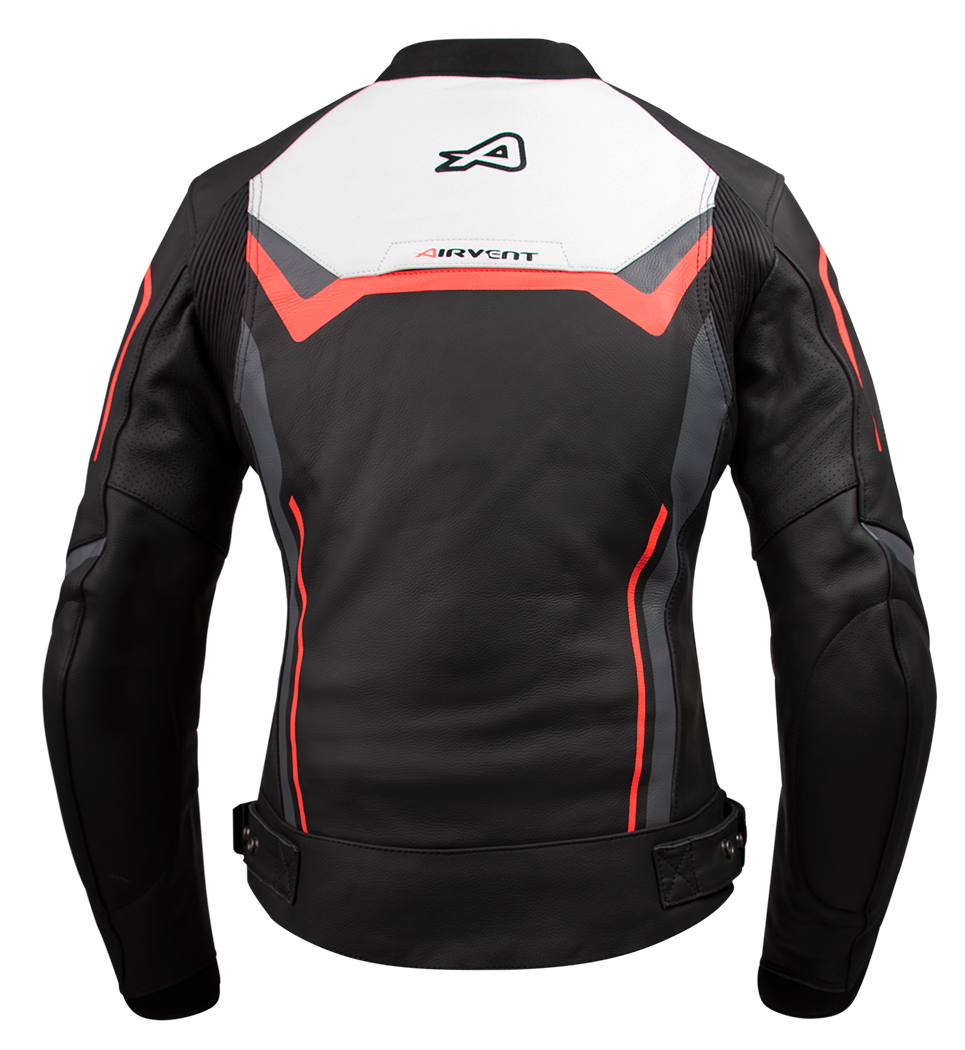 black-fluoro-red-white